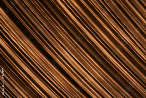 Diagonal texture of brown curtain