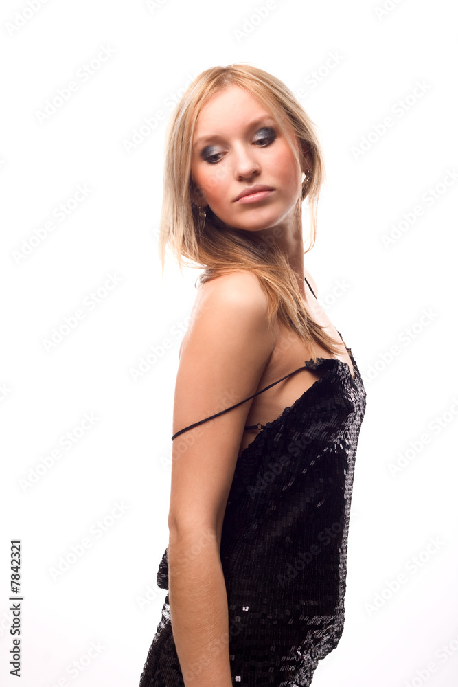 Portrait of a beautiful young blond female Portrait of a beautiful young blond female