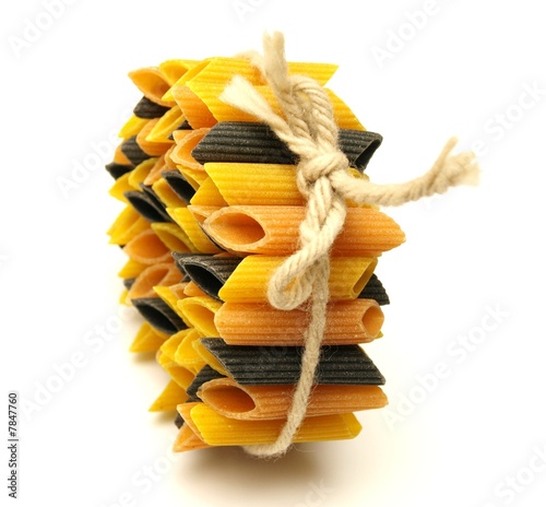 Penne colorés