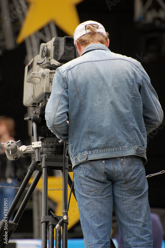 Television cameraman © Sergey Kamshylin