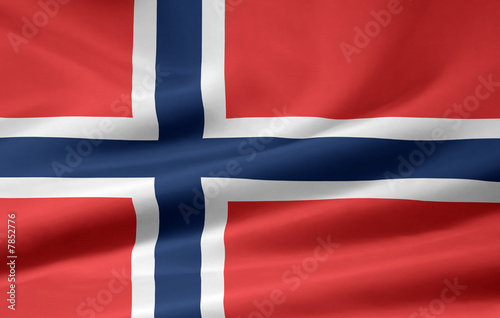 Fotografie Norwegische Flagge