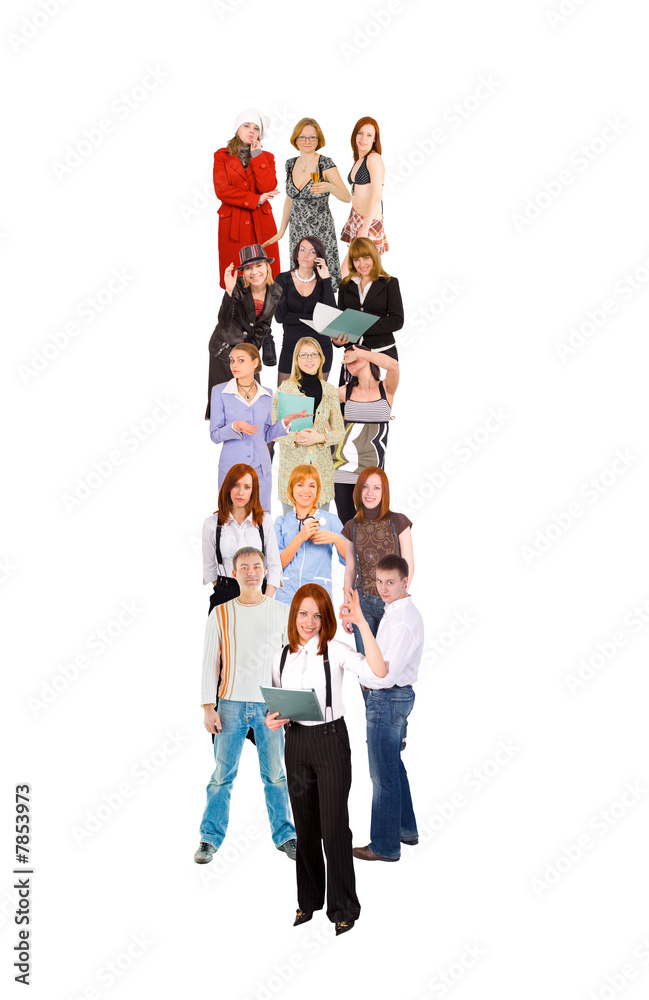 Fototapeta premium team on a march