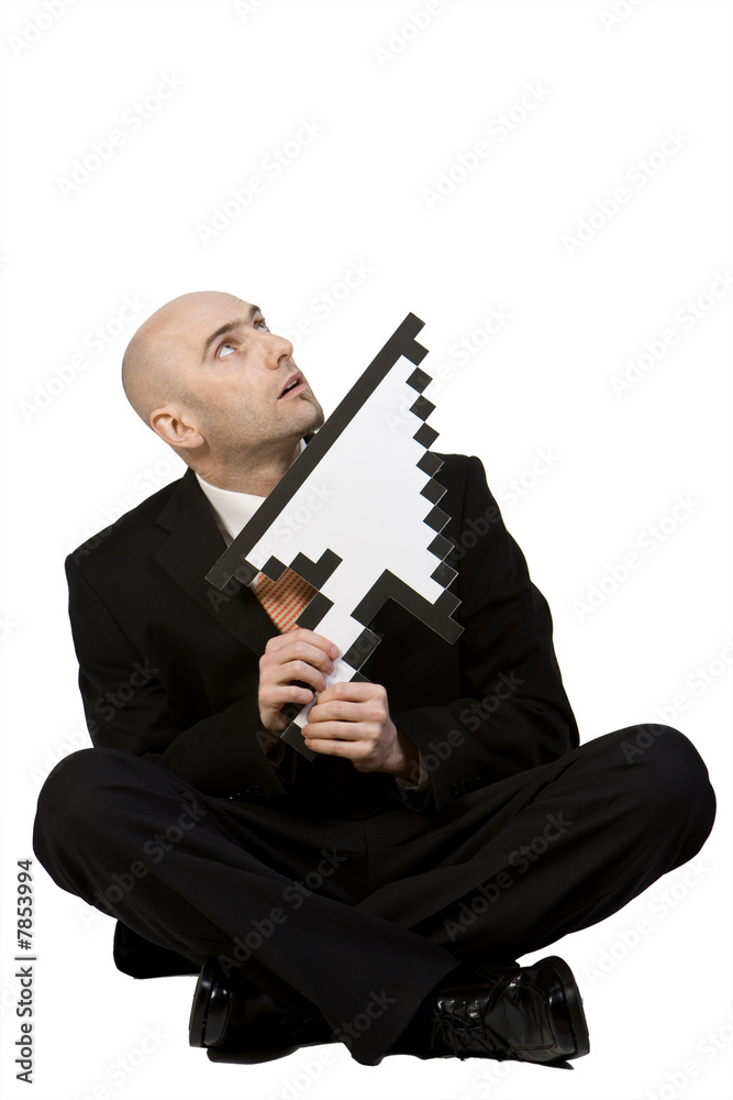 custom made wallpaper toronto digitalBusinessman with arrow