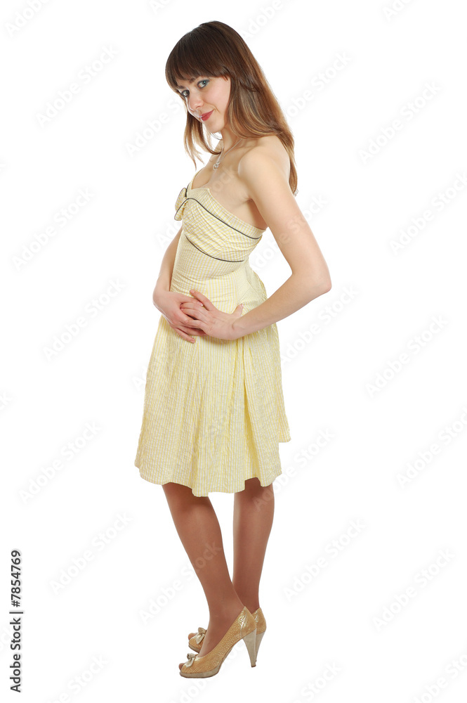 girl in yellow dress girl in yellow dress