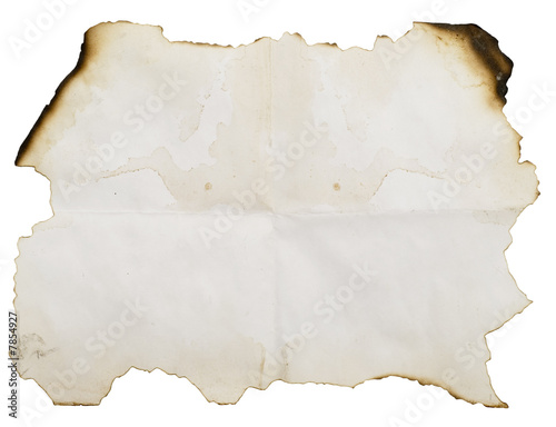 grunge burnt paper