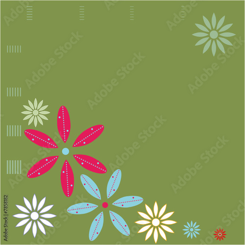 fond de fleurs