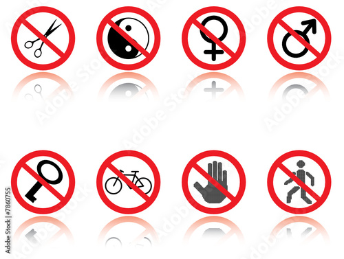 Symbols - jokes. Vector illustration.