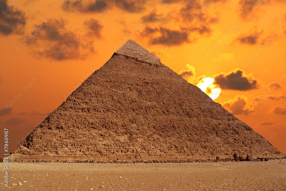 sunset in Egypt