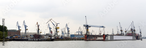 Panorama Hafen Hamburg