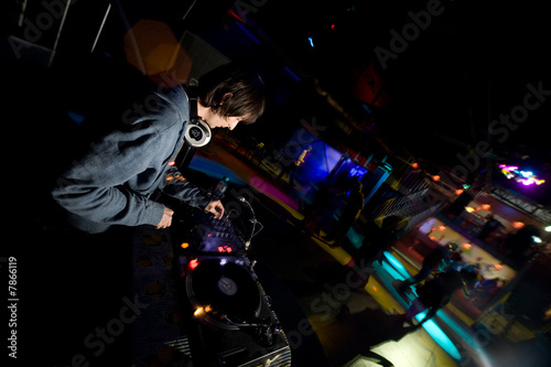 DJ at a night club © Aleksey Kinyapin