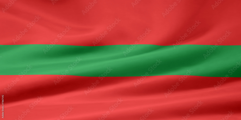 Obraz premium Transnistrische Flagge