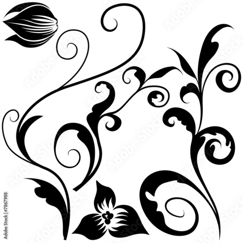 Floral elements J - popular...
