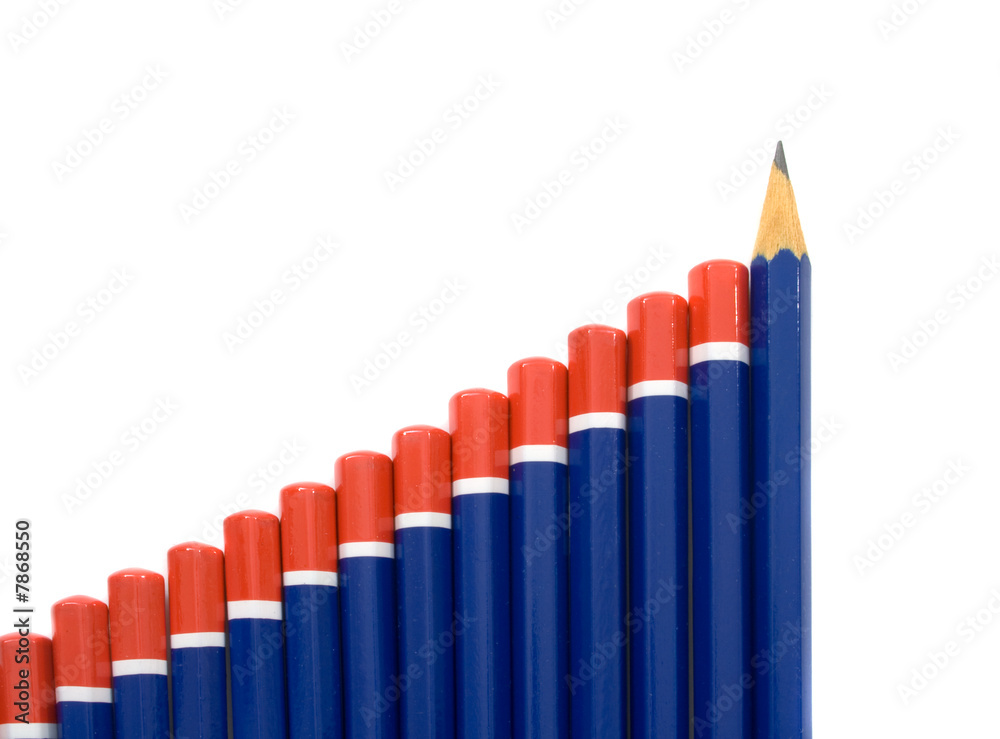 Pencil Bar Graph Pencil Bar Graph