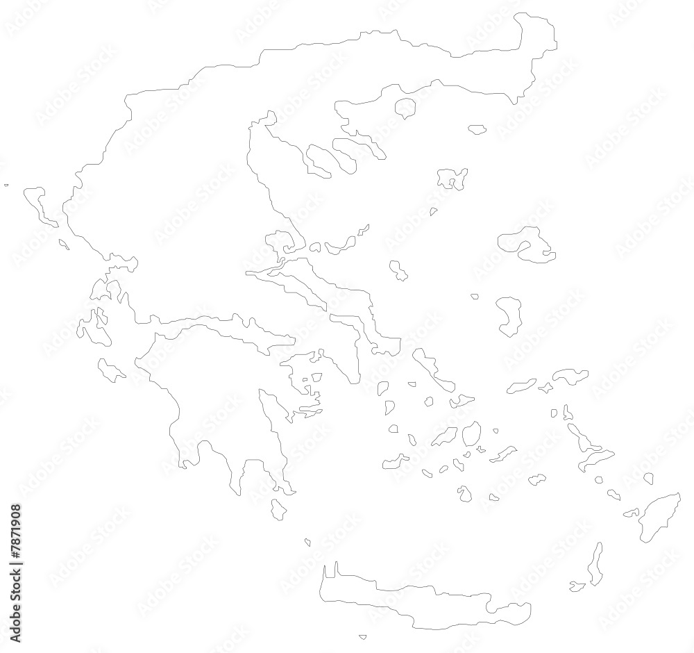 carte grèce