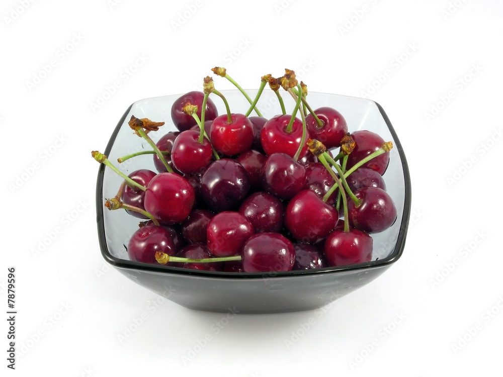 cherry fruit food isolated on white background cherry fruit food isolated on white background