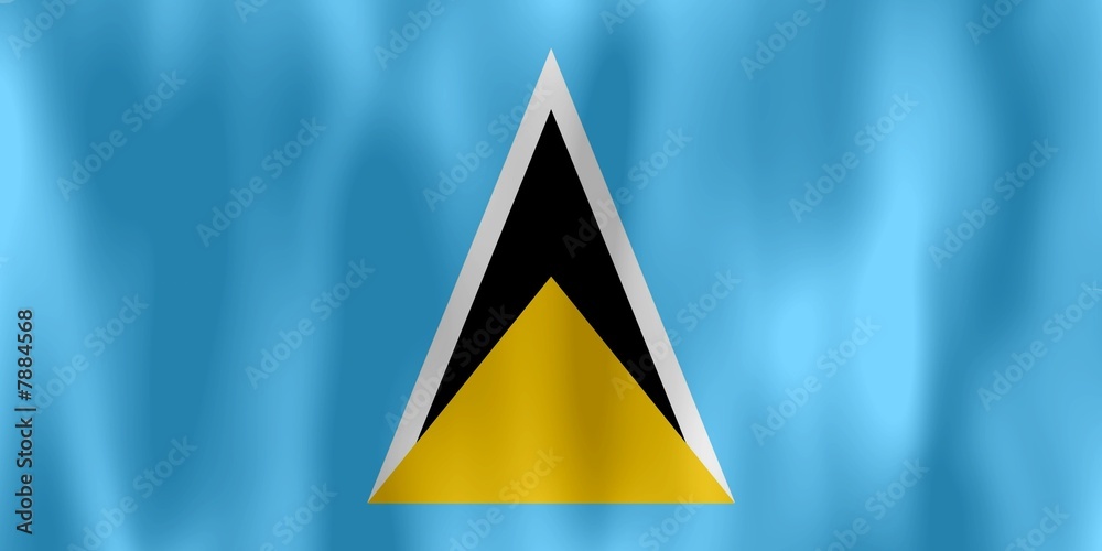 drapeau sainte lucie sainte lucia flag Stock Illustration Adobe Stock