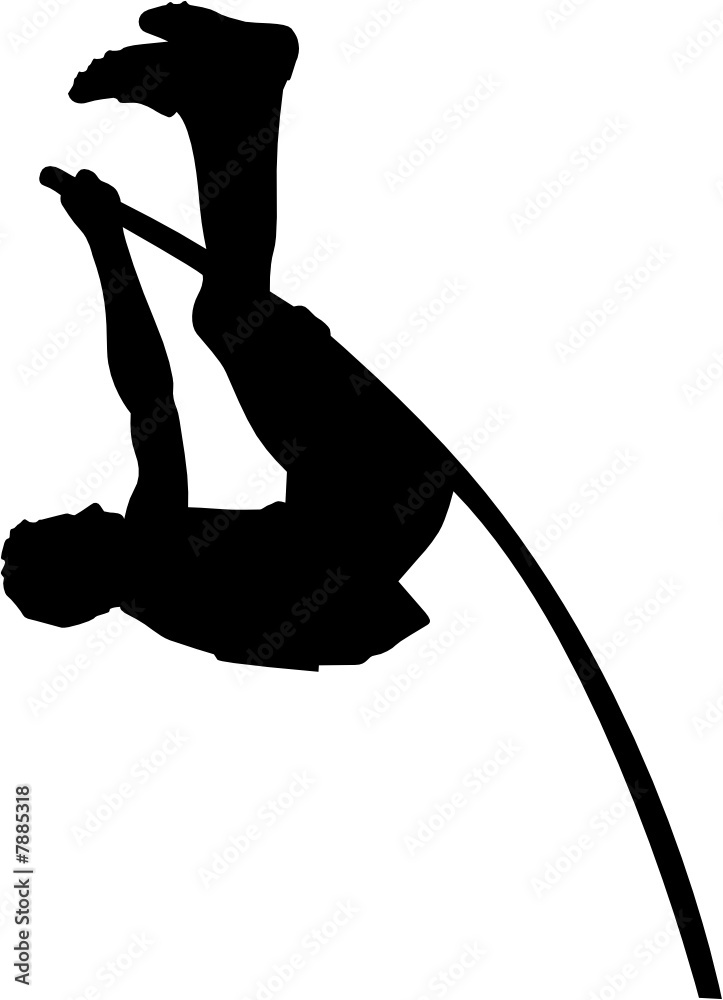 Pole vault Stock Vector Adobe Stock