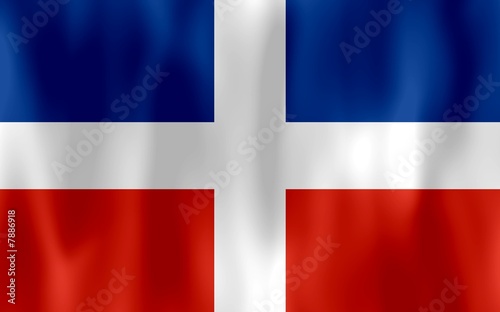 drapeau republique dominicaine dominican republic flag photo