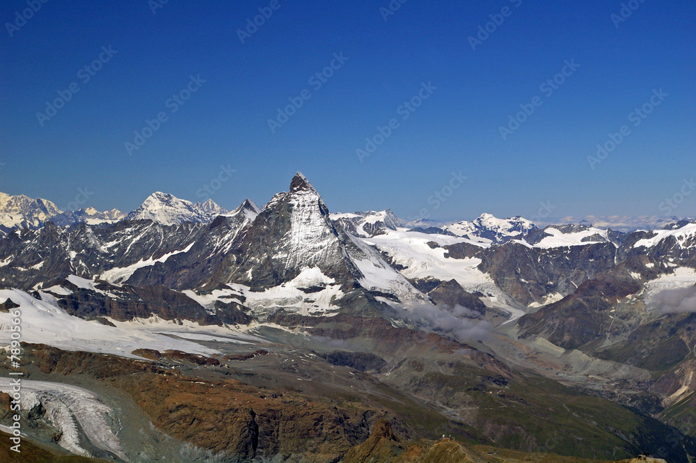 Flug zum Matterhorn-Stolz von Zermatt