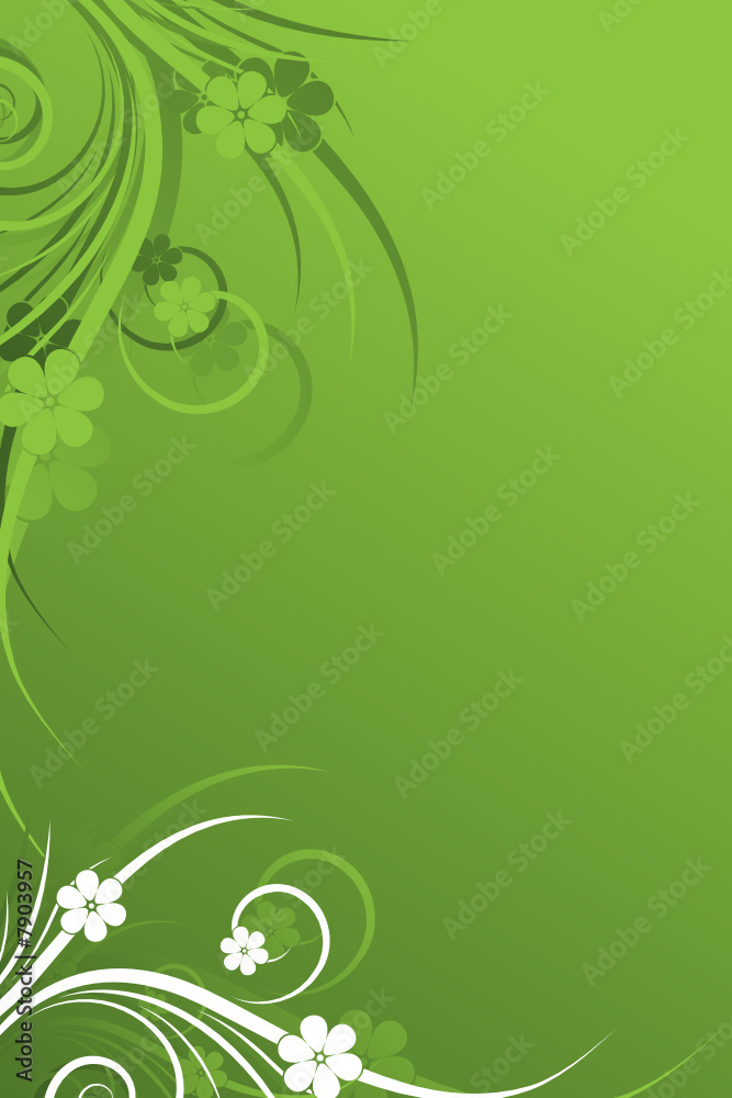 Abstract Floral Background