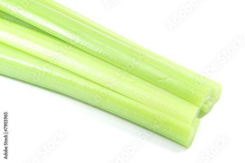 Celery Isolated on White Background