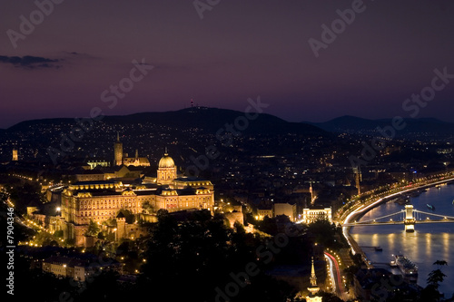 Budapest at nightfall