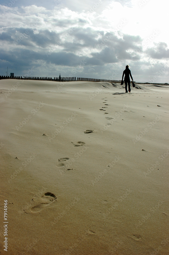 Beach Footsteps