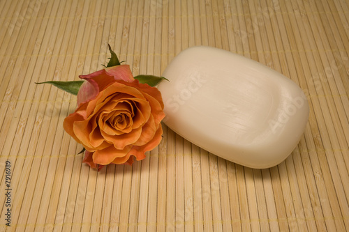 Seife mit Rose