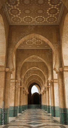 Archway at Hassan II mosque