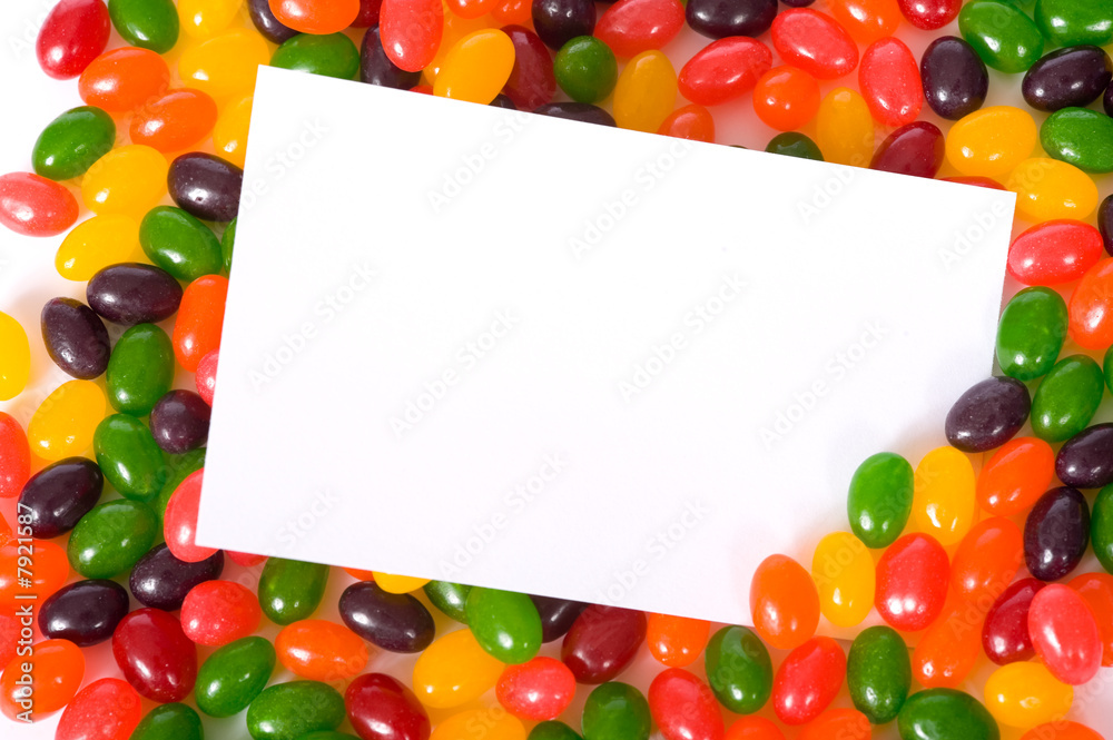 Jelly Bean Note-card Jelly Bean Note-card