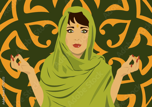 Woman yogi
