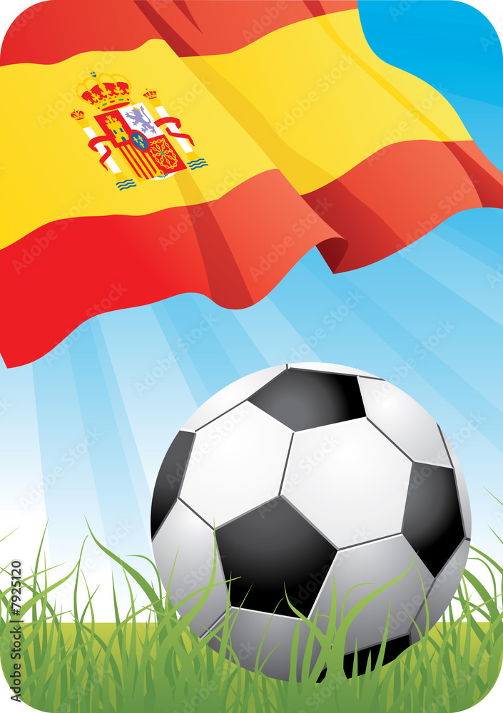 Naklejka premium Soccer - Spain