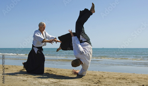 aikido on the beach photo