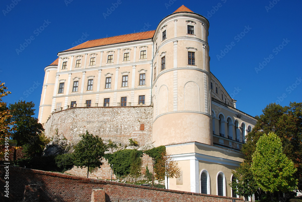 Fototapeta premium castle in Mikulov