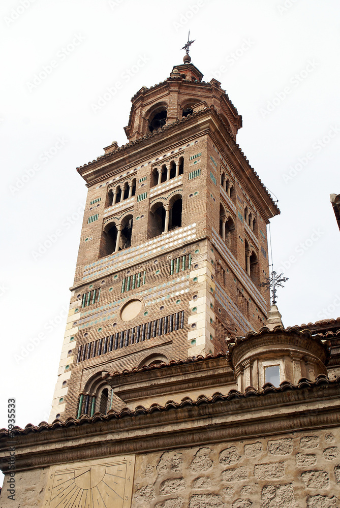 Fototapeta premium Campanario de la Catedral de Teruel - Aragon