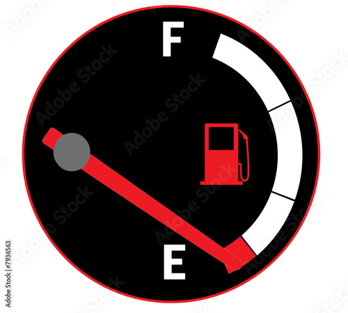 Empty gas tank