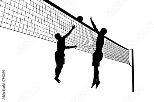 2 Volleyballspieler