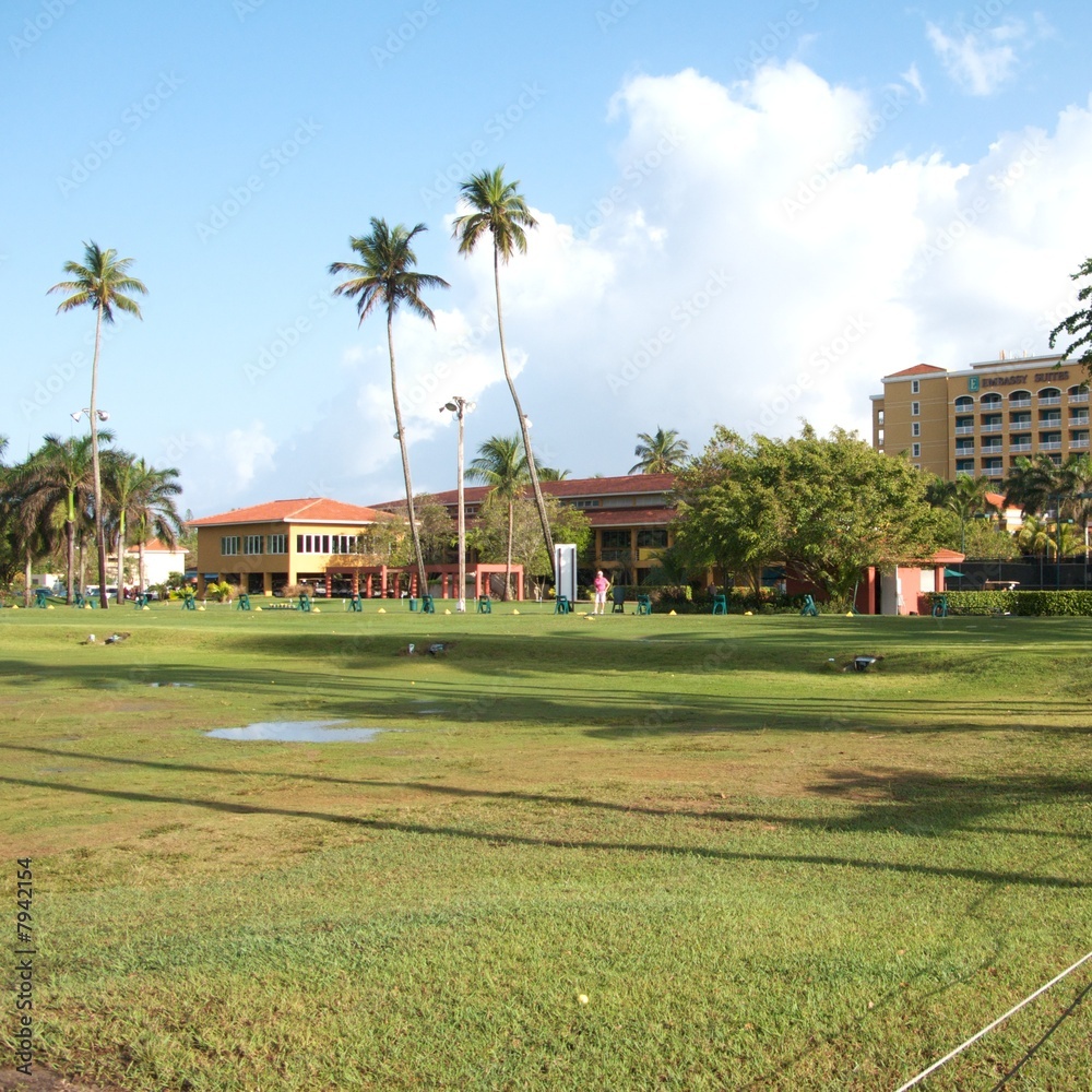 Obraz premium Golf resort in Dorado, Puerto Rico