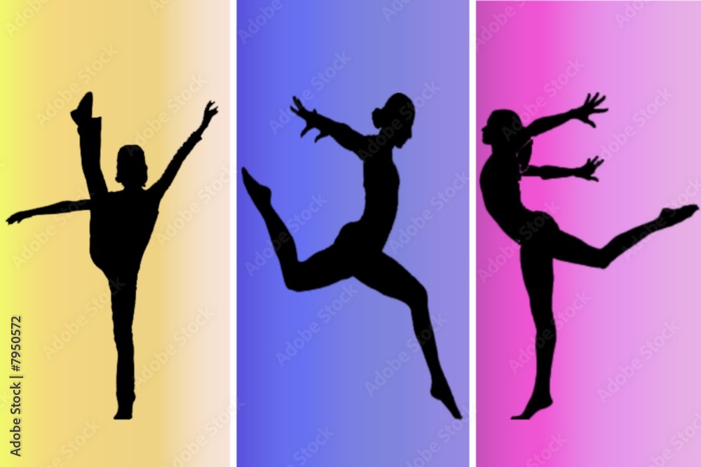 Fototapeta premium FEMMES DANSE