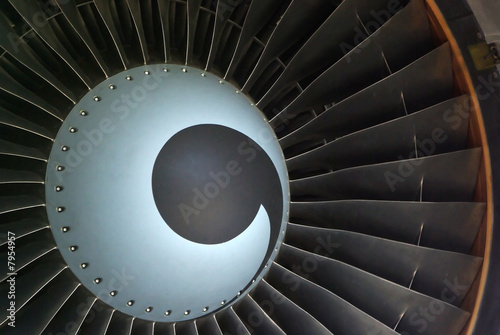Obraz na płótnie jet turbine