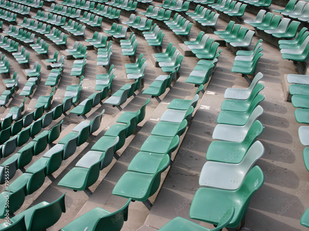 Fototapeta premium empty stadium seating