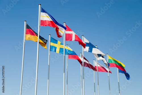 Flags of Baltic countries