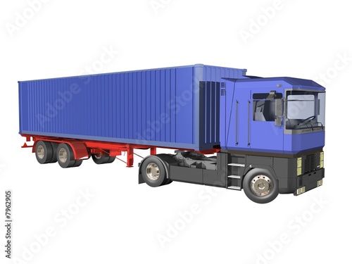 Camion semi-remorque