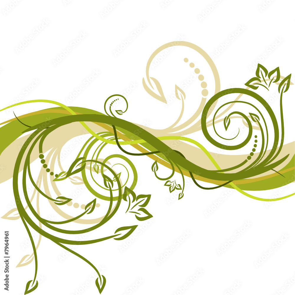 Decorative floral background, vector illustration Decorative floral background, vector illustration