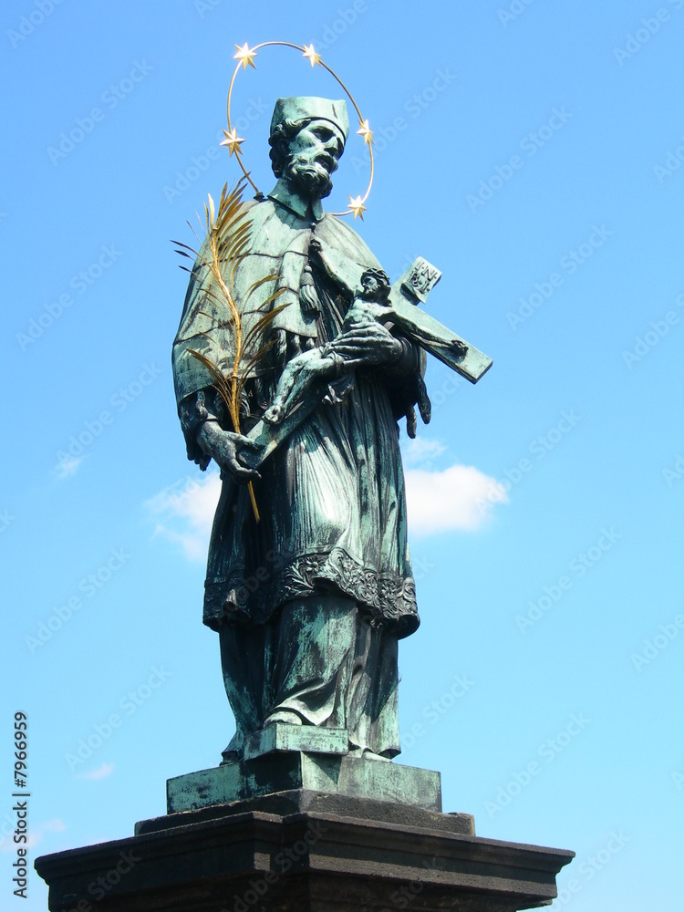 Statue of St John of Nepomuk on Charles Bridge, Prague