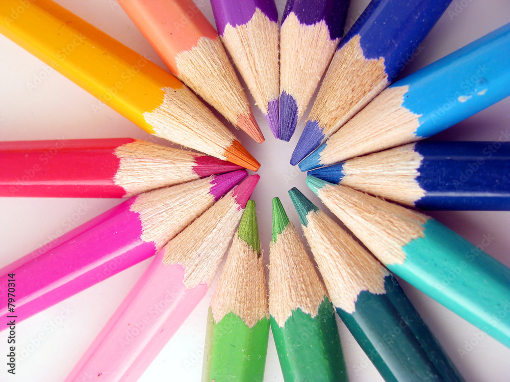 circle made od pencil circle made od pencil