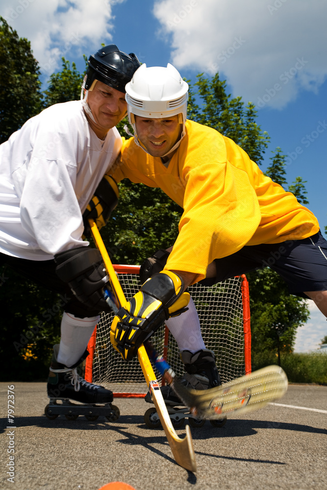 street hockey fight 1