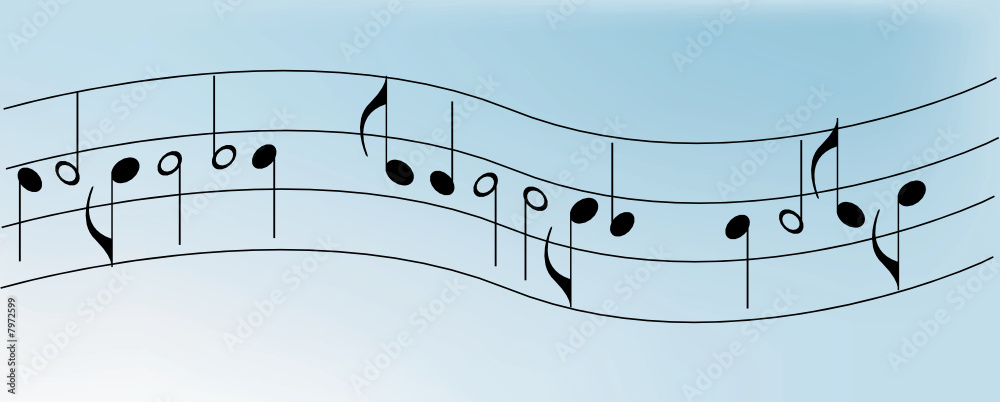 Music Notes Intro Background - Music notes. Seamless background with music notes Stock ...