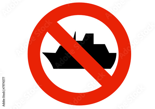 Interdiction aux navires (détouré)