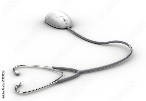Stethoscope and mouse
